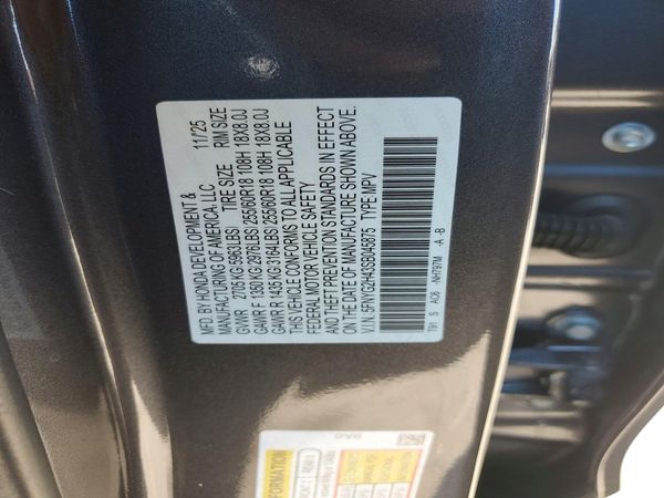 2025 HONDA PILOT — VINS