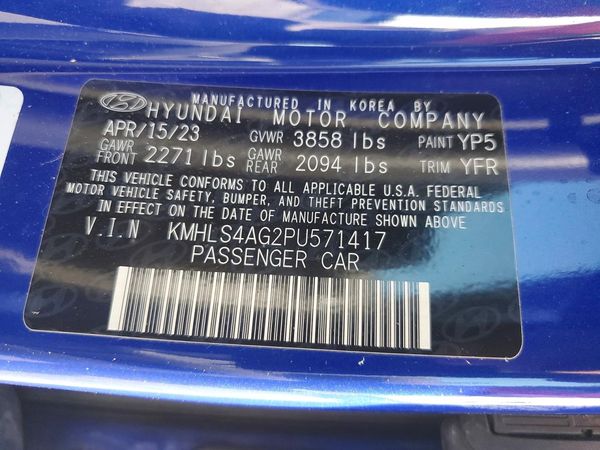 2023 HYUNDAI ELANTRA SEL — VINS