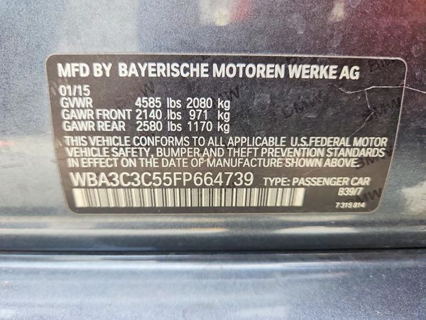 2015 BMW 320 — VINS