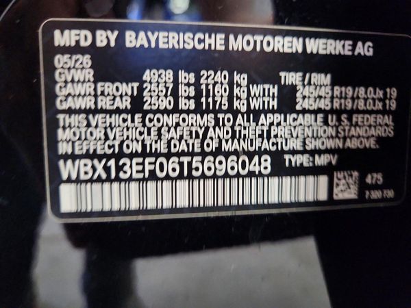 2026 BMW X1 M35i — VINS