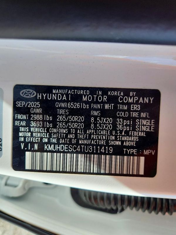 2026 GENESIS GV80 3.5T Advanced — VINS