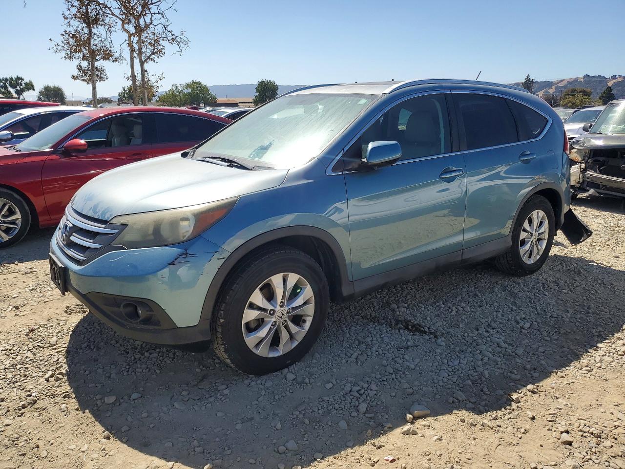 2014 HONDA CRV EX-L — Front 3/4