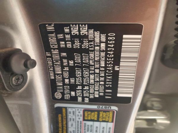 2014 KIA SORENTO Base/ LX — VINS