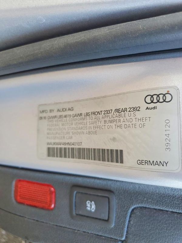 2017 AUDI A4 Ultra Premium — VINS