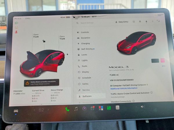 2021 TESLA MODEL 3 — ODOM
