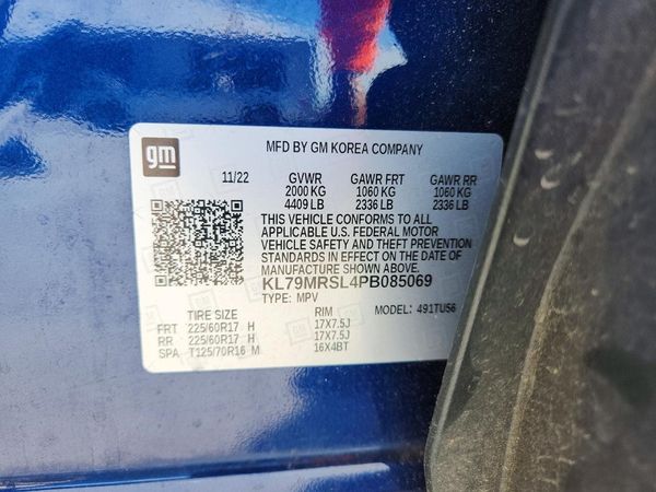 2023 CHEVROLET TRAILBLAZER LT — VINS