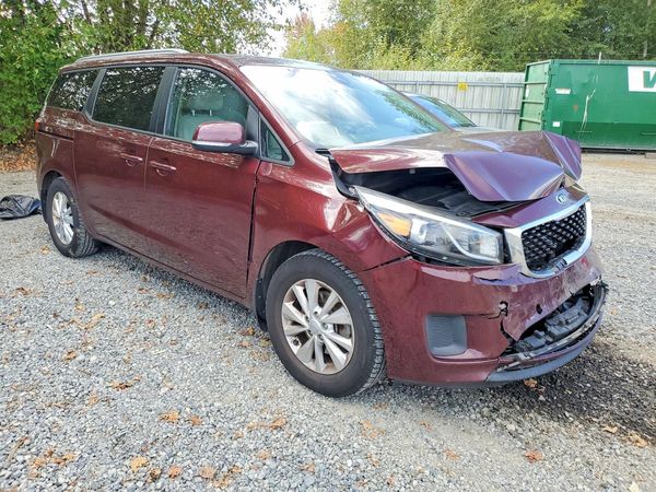 2016 KIA SEDONA LX - Middle-low — Passenger 3/4