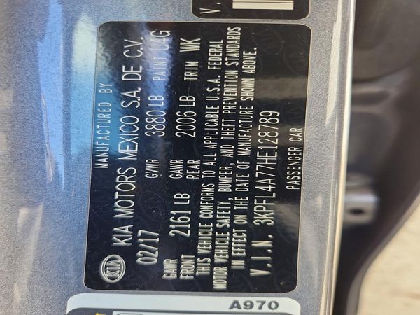 2017 KIA FORTE LX Popular, S — VINS