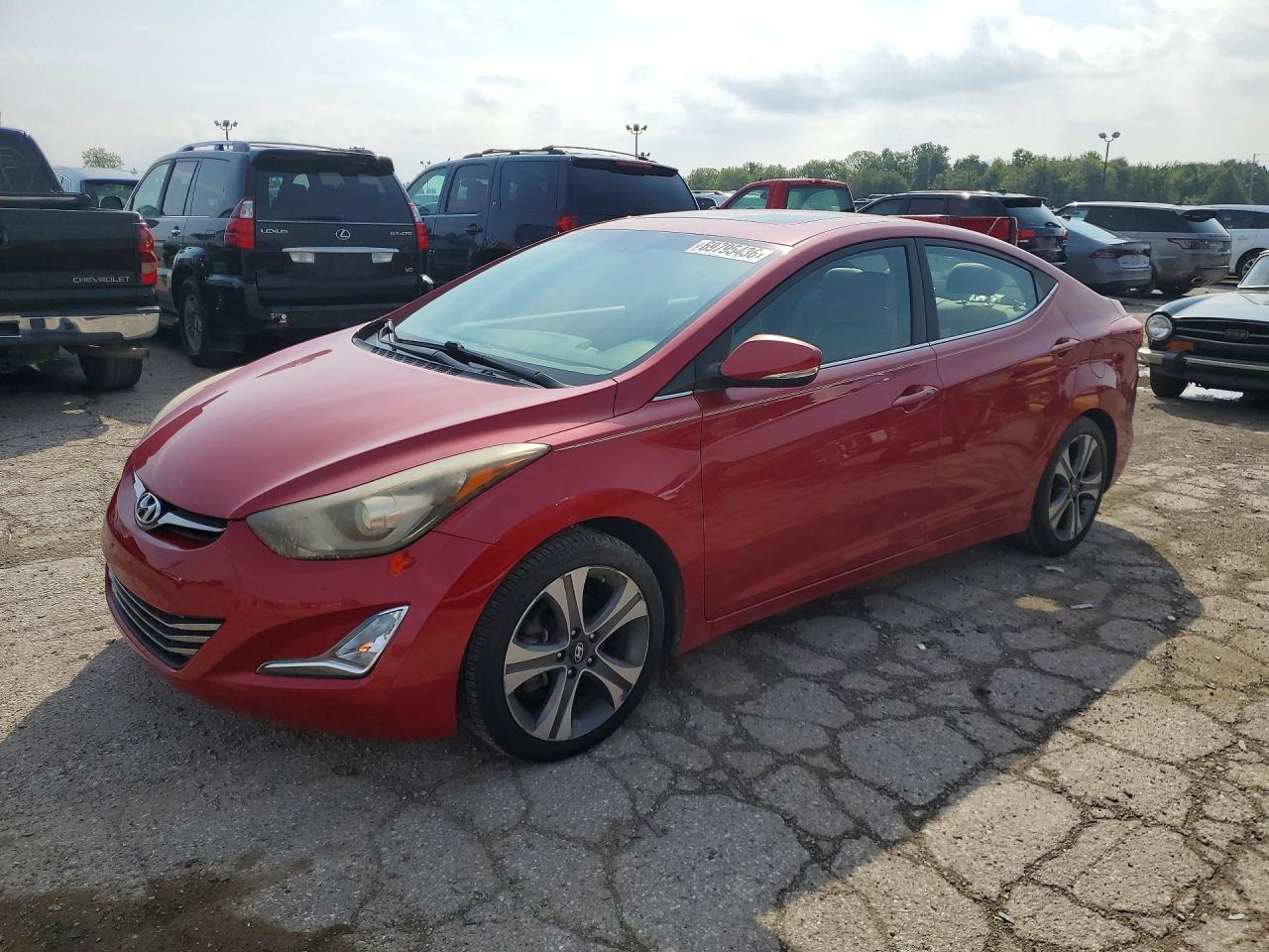 2014 HYUNDAI ELANTRA GLS (Middle) — Front 3/4