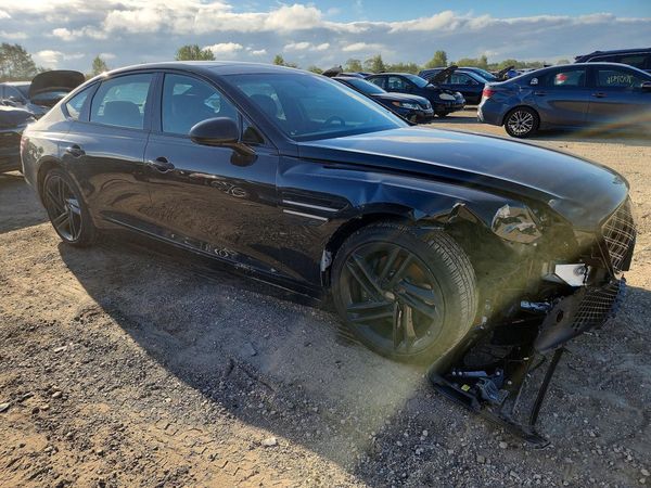 2026 GENESIS G80 3.5T Prestige Black — Passenger 3/4