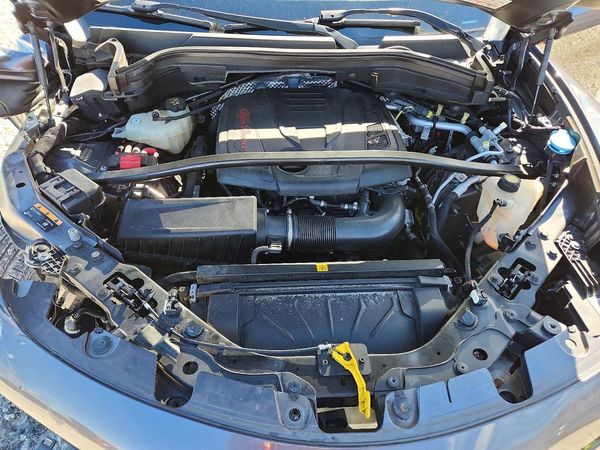 2018 ALFA ROMEO STELVIO TI AWD — Engine bay