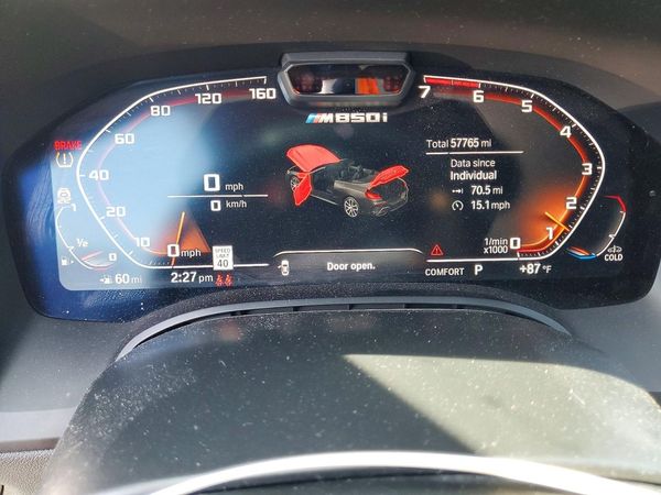 2021 BMW M850XI — ODOM