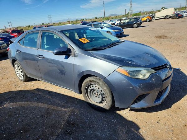 2014 TOYOTA COROLLA L/LE — Passenger 3/4