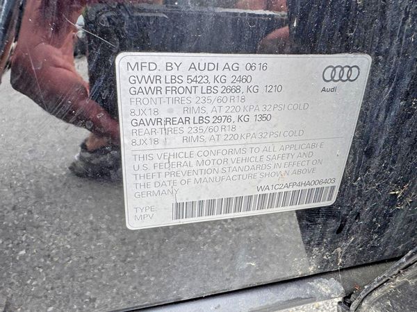 2017 AUDI Q5 quattro Premium