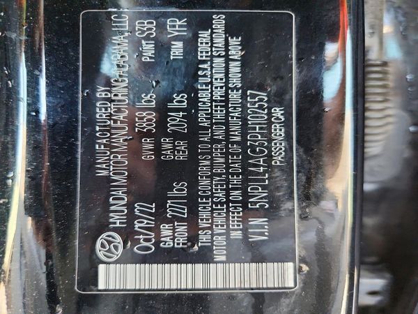2023 HYUNDAI ELANTRA SE — VINS
