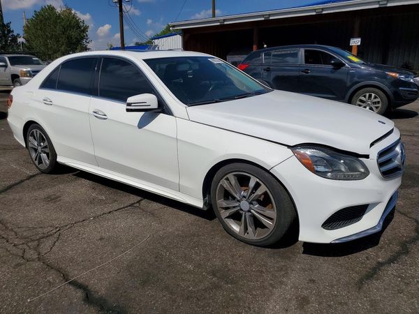 2014 MERCEDES-BENZ E-CLASS E350 — Passenger 3/4