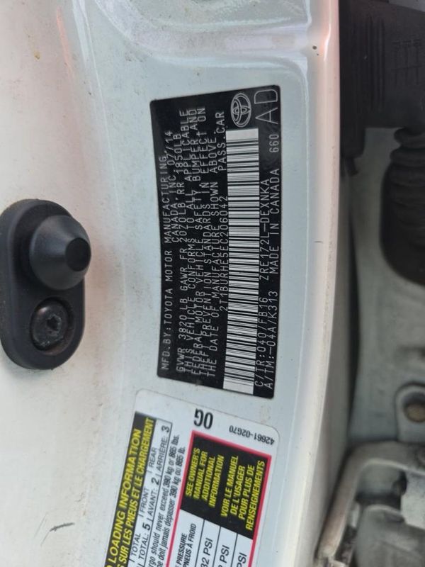 2014 TOYOTA COROLLA L/LE