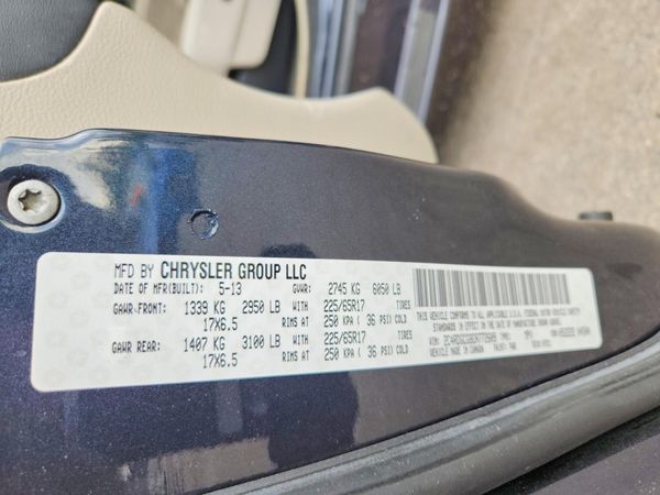 2013 DODGE GRAND CARAVAN SXT — VINS