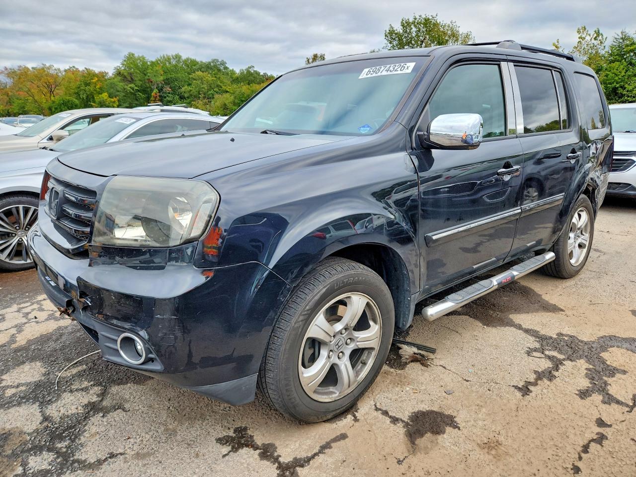 2012 HONDA PILOT EX-L with RES — Front 3/4