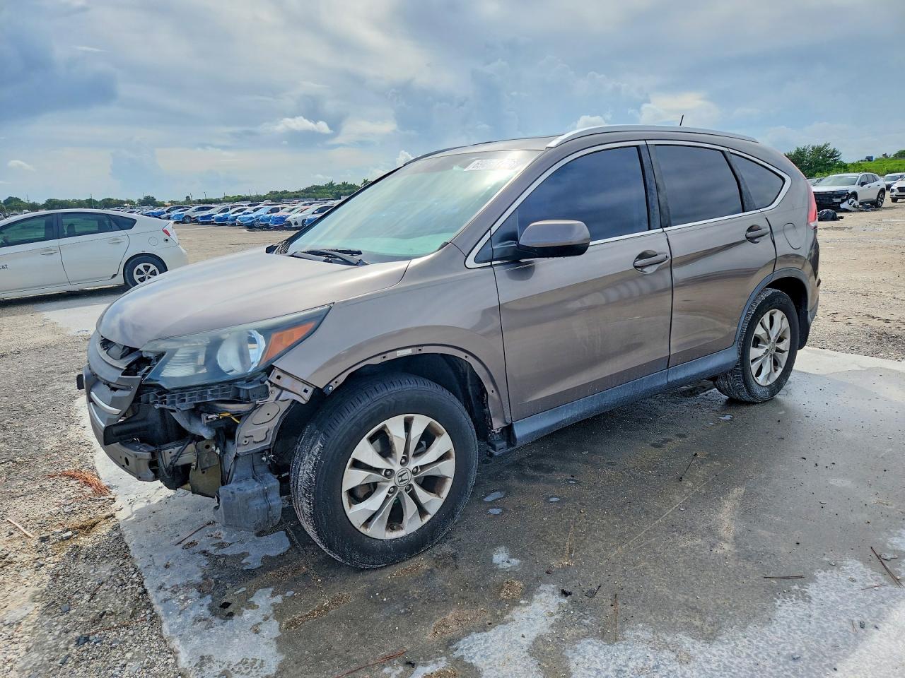 2012 HONDA CRV EX-L — Front 3/4