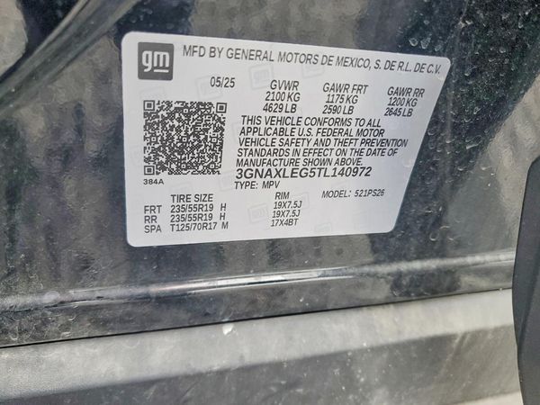 2026 CHEVROLET EQUINOX RS — VINS