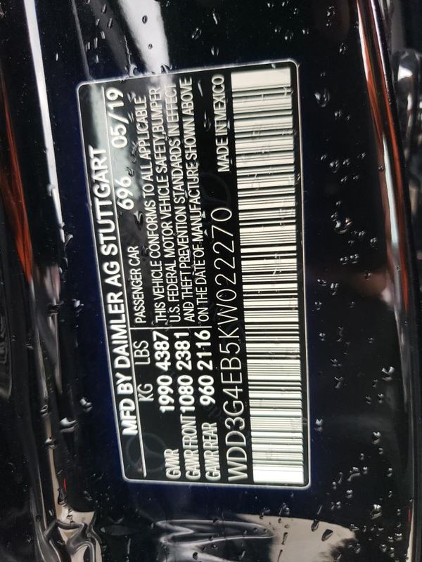 2019 MERCEDES-BENZ A