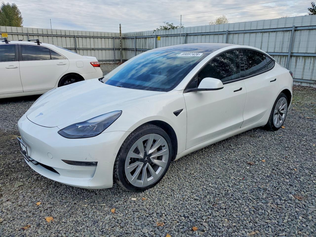 2021 TESLA MODEL 3 — Front 3/4