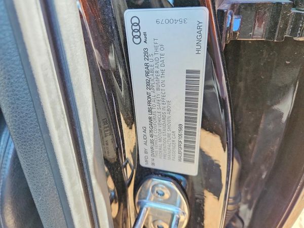 2015 AUDI A3 quattro Premium Plus — VINS