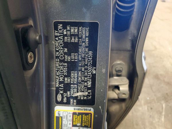 2013 KIA SOUL All Trims — VINS