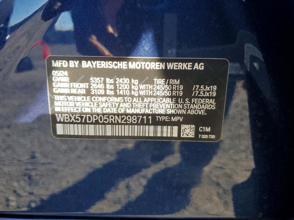 2024 BMW X3 xDrive30i SA — VINS