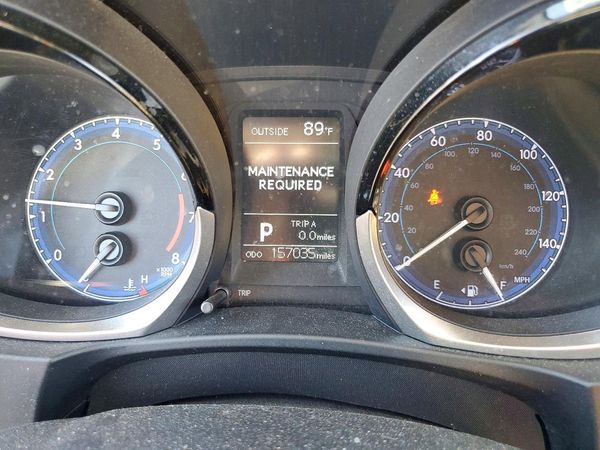 2016 TOYOTA COROLLA L/LE — ODOM