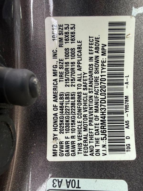 2013 HONDA CRV
