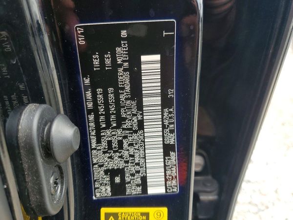 2017 TOYOTA HIGHLANDER SE/XLE — VINS