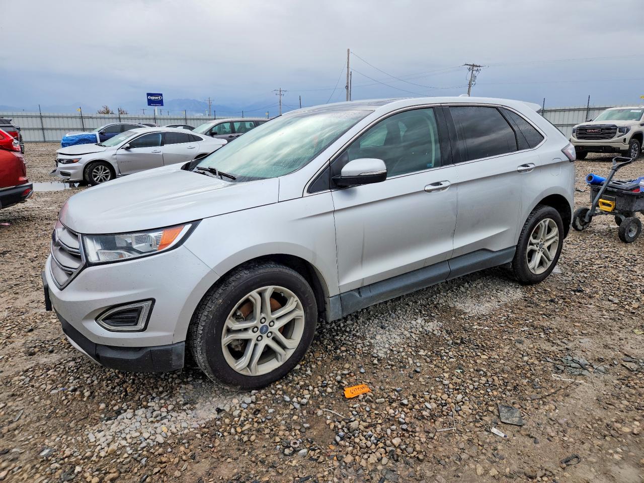 2018 FORD EDGE Titanium — Front 3/4