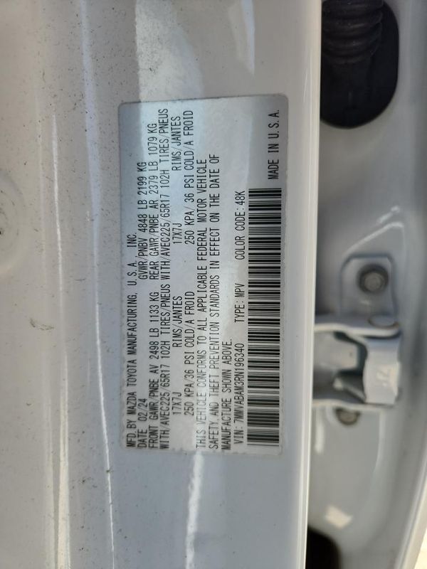 2024 MAZDA CX-50 Select Package — VINS
