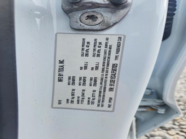 2020 TESLA MODEL 3 — VINS