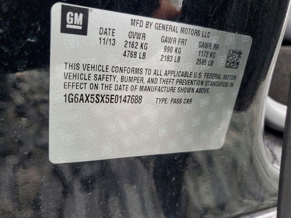 2014 CADILLAC CTS Luxury — VINS