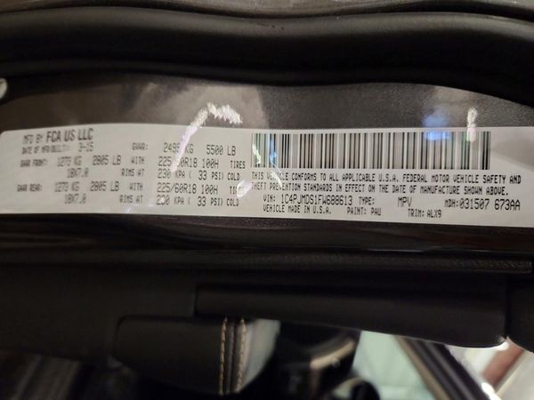 2015 JEEP CHEROKEE Limited — VINS
