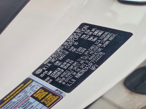 2015 KIA SOUL GL(Middle-low grade) — VINS