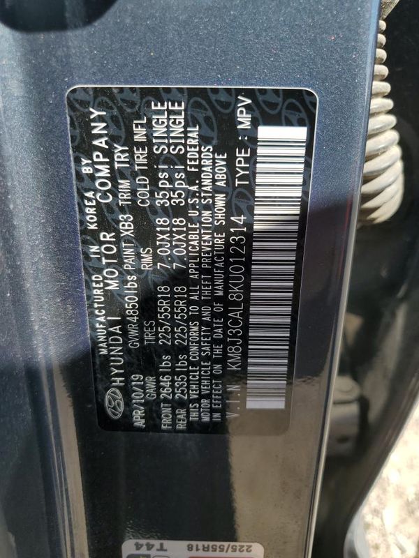 2019 HYUNDAI TUCSON