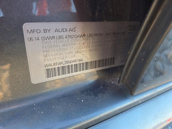 2014 AUDI A4 Premium Plus — VINS