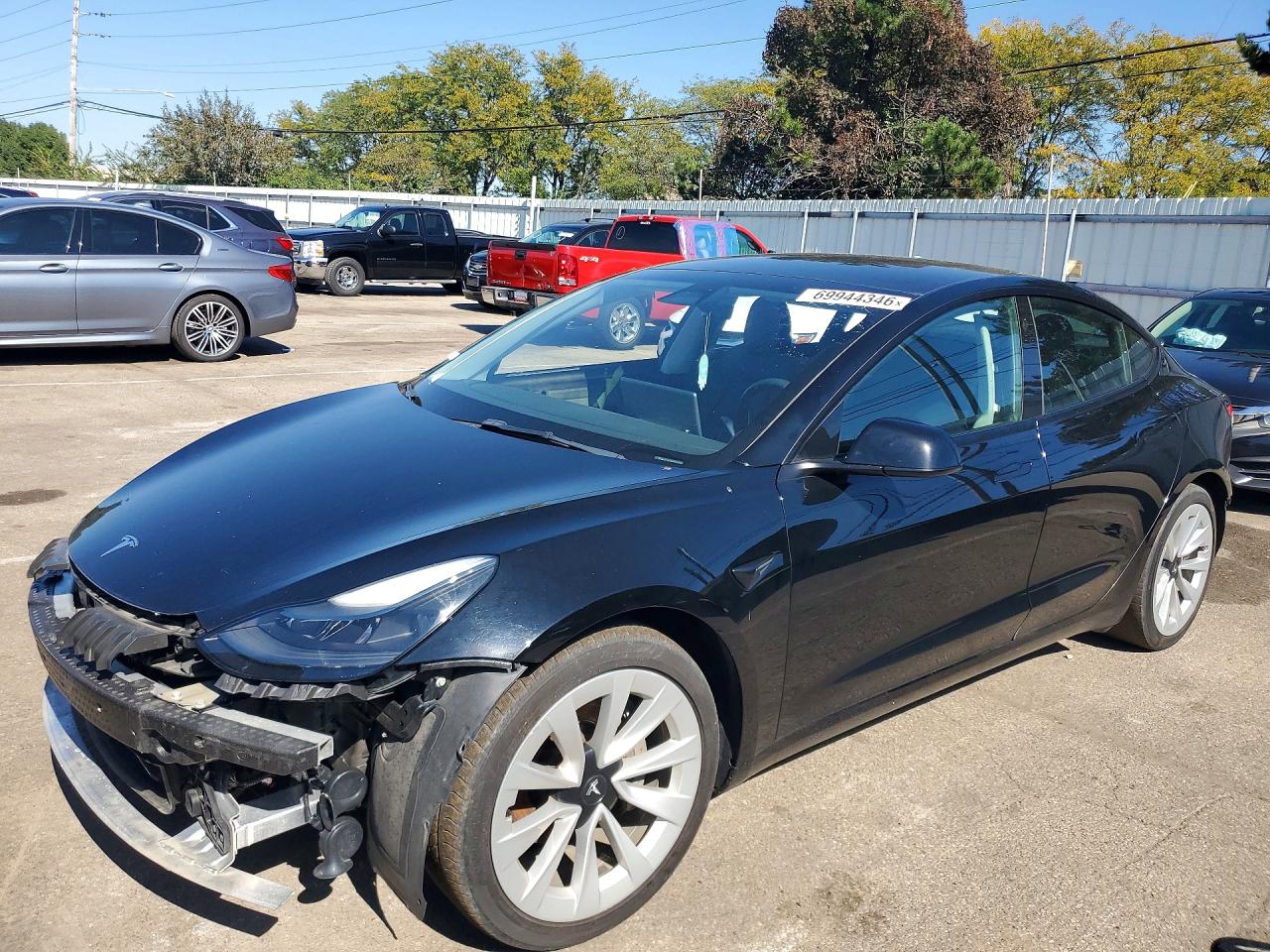 2022 TESLA MODEL 3 AW — Front 3/4