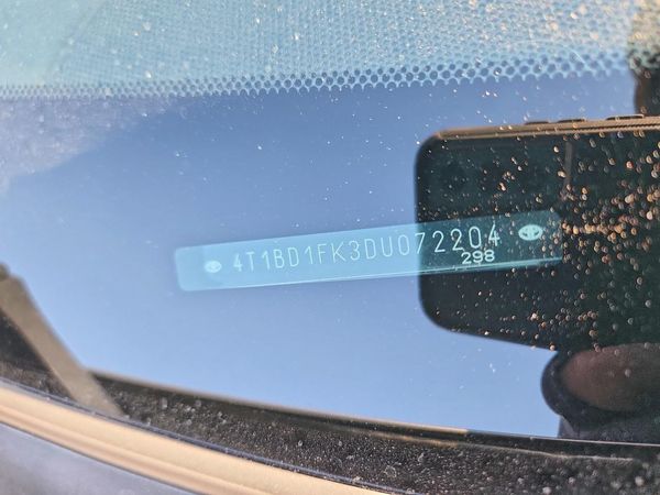 2013 TOYOTA CAMRY SOLA Hybrid — VINP