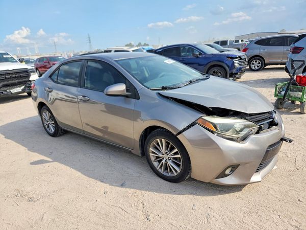 2015 TOYOTA COROLLA L/LE — Passenger 3/4