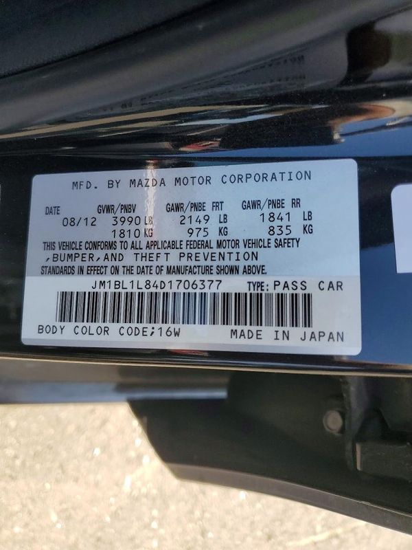 2013 MAZDA 3 Touring/GS — VINS