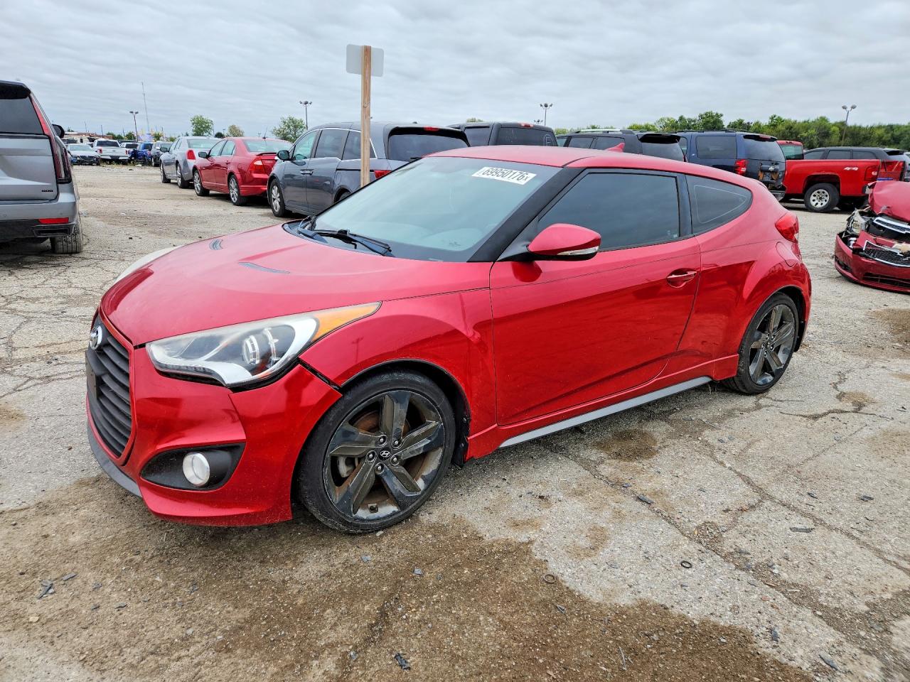 2014 HYUNDAI VELOSTER — Front 3/4