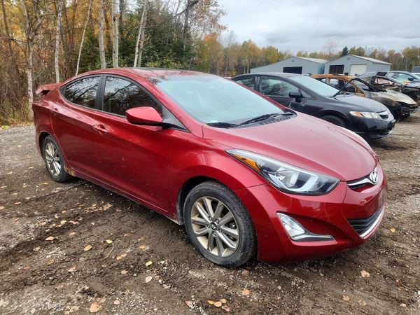 2014 HYUNDAI ELANTRA GLS(Middle) — Passenger 3/4