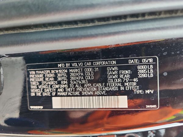 2019 VOLVO XC90 Inscription — VINS