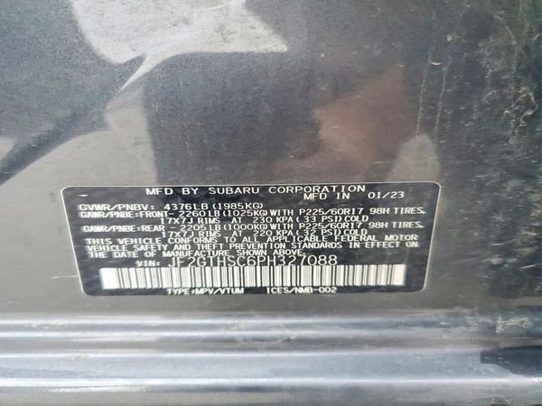2023 SUBARU CROSSTREK Sport — VINS