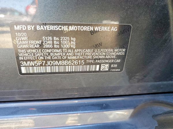2021 BMW 330E — VINS